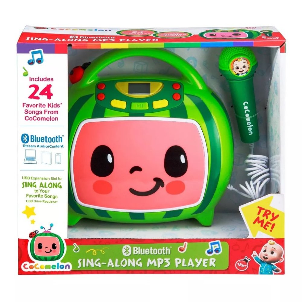 eKids - Cocomelon Bluetooth Sing Along Music Player